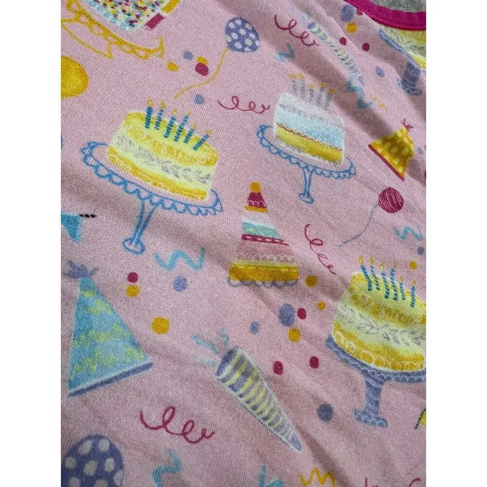 Love and Grow Birthday Bash Bamboo Shorts Pajama Set Size 6y
